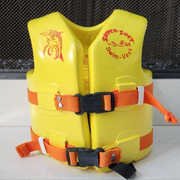 Kid's Swim Super Soft Vinyl Vest Life Jacket - Picture 4 of 4